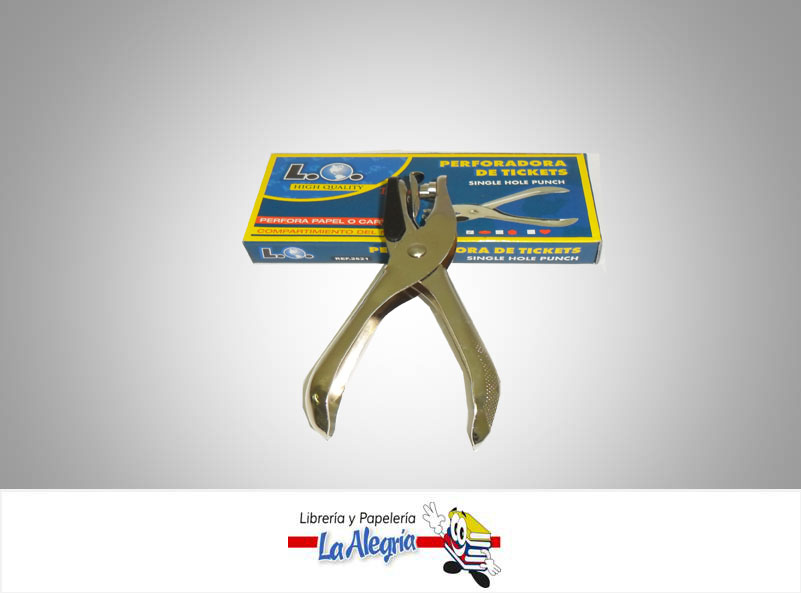 PERFORADORA 1 HUECO OVALO REF2621 MARCA L.O.   