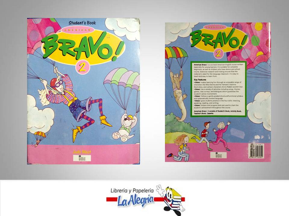 AMERICAN BRAVO 2 STUDENTS BOOK  TEMATICA IDIOMAS AUTOR WEST JUDY EDITORIAL MACMILLAN HEINEMANN