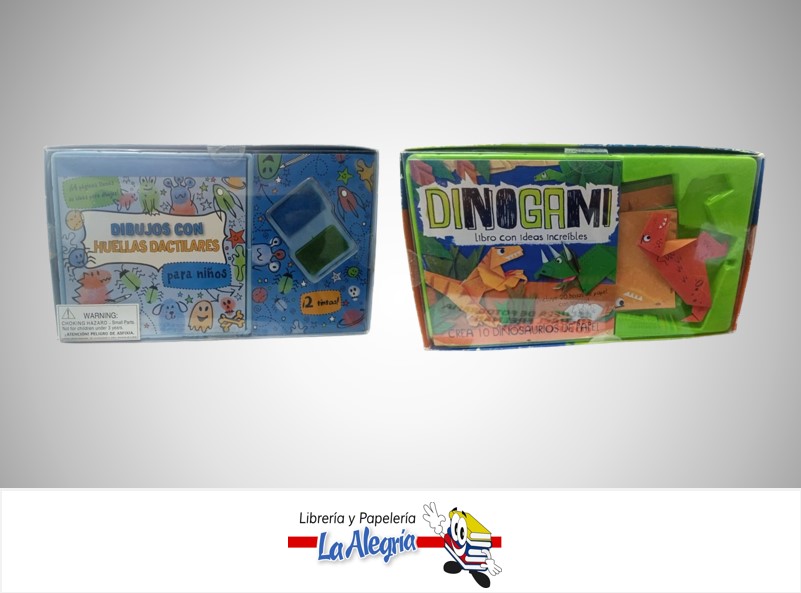 DIBUJOS CON HUELLAS DACTILARES/DINOGAMI TEMATICA INFANTIL  AUTOR PARRAGON BOOKS LTD