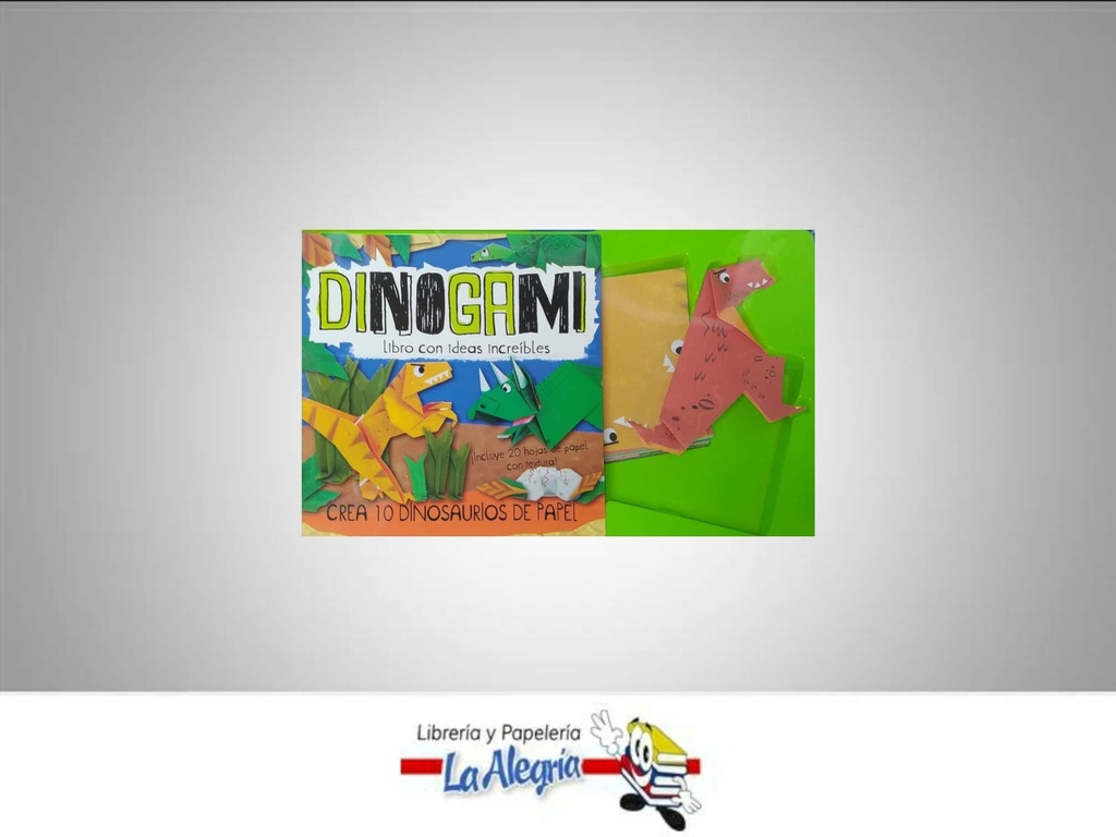 DINOGAMI CREA 10 DINOSAURIOS TEMATICA INFANTIL  AUTOR PARRAGON BOOKS LTD