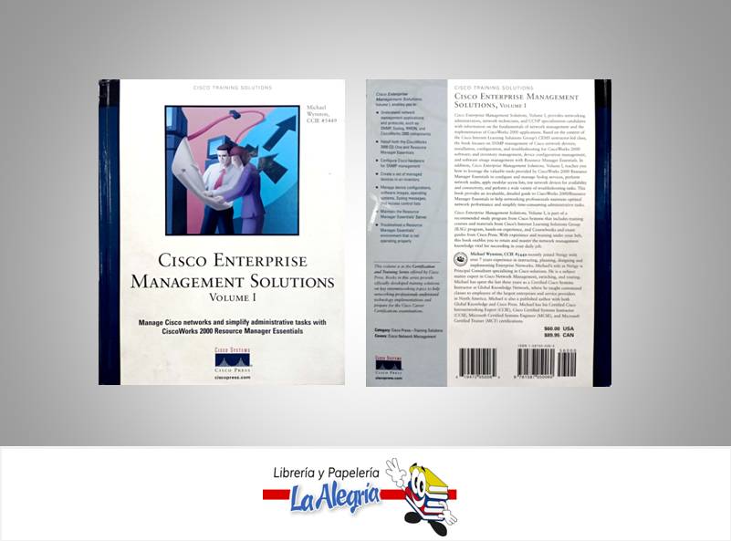 CISCO ENTERPRISE MANAGEMENT SOLUTIONS VL  TEMATICA COMPUTACION AUTOR WINSTON, MICHAEL EDITORIAL CISCO SISTEMS