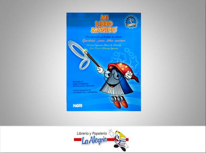 MI LIBRO MAGICO 3 LETRA CURSIVA  TEMATICA EDUCACION AUTOR ALVAREZ, ANA EDITORIAL NORIEGA EDITORES