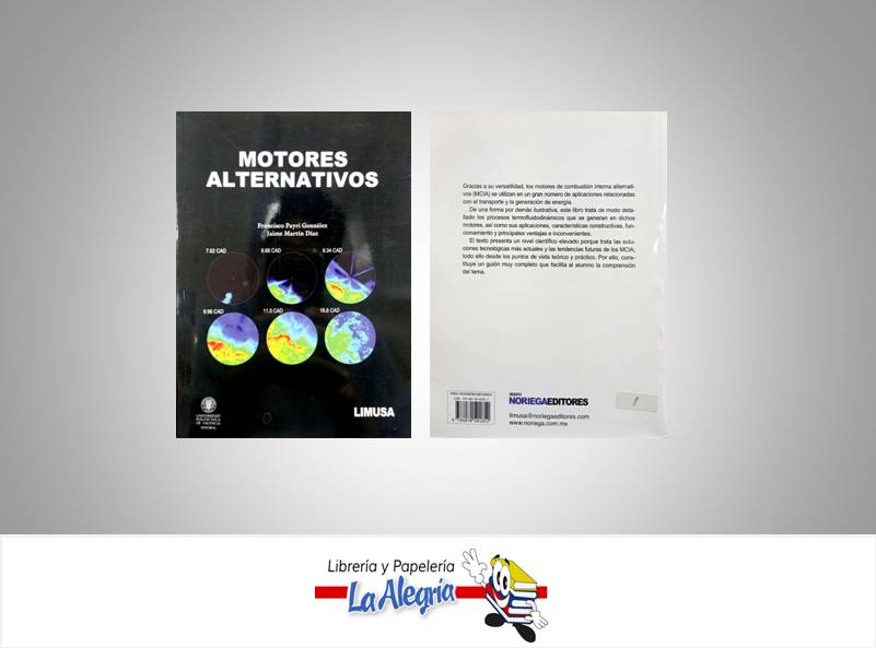 MOTORES ALTERNATIVOS  TEMATICA MANTENIMIENTO INDUSTRIAL AUTOR PAYRI FRANCISCO/MARTIN J. EDITORIAL LIMUSA