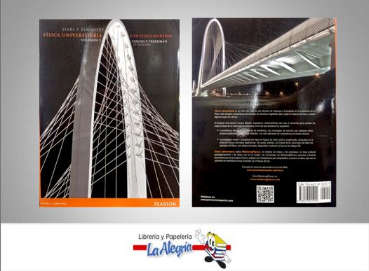 FISICA UNIVERSITARIA CON FISICA MODERNA  TEMATICA FISICA AUTOR SEARS ZEMANSKY EDITORIAL PEARSON