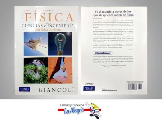 FISICA PARA CIENCIAS E INGENIERIA CON FI  TEMATICA FISICA AUTOR GIANCOLI DOUGLAS EDITORIAL PEARSON