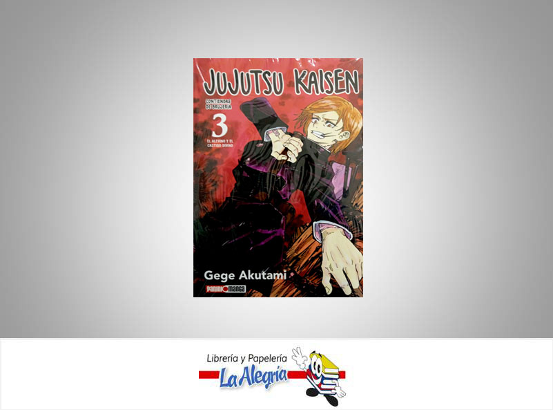 JUJUTSU KAISEN VOL.3 TEMATICA MANGA AUTOR GEGE AKUTAMI PANINI MANGA