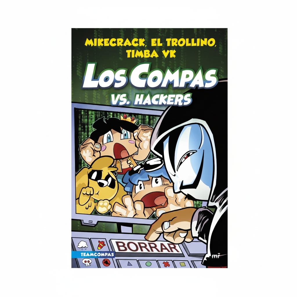 LOS COMPAS VS HACKERS TEMATICA CUENTO INFANTIL AUTOR MIKE, TIMBA Y TROLLI EDITORIAL PLANETA