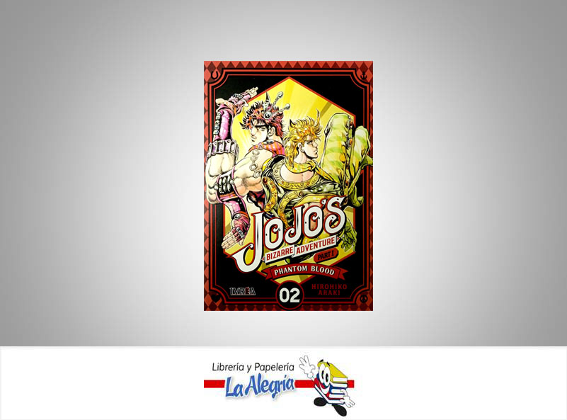 JOJOS BIZARRE ADVENTURE P1 PHANTON BLOOD 2 TEMATICA MANGA AUTOR HIROHIKO ARAKI EDITORIAL IVREA