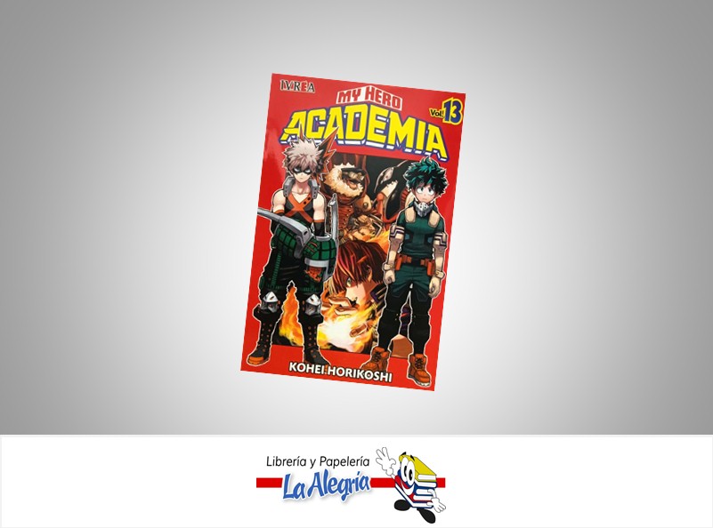 MY HERO ACADEMIA VOL.13  TEMATICA MANGA AUTOR KOHEI HORIKOSHI EDITORIAL IVREA