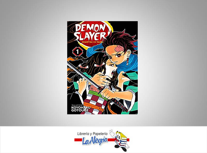 DEMON SLAYER KIMETSU NO YAIBA VOL.1  TEMATICA MANGA AUTOR KOYOHARU GOTOUGE EDITORIAL IVREA