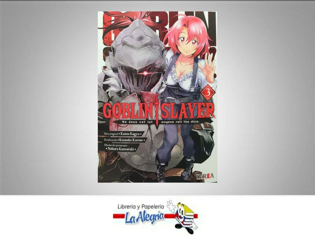 GOBLIN SLAYER VOL.03 TEMATICA MANGA AUTOR KUMO KAGYU EDITORIAL IVREA