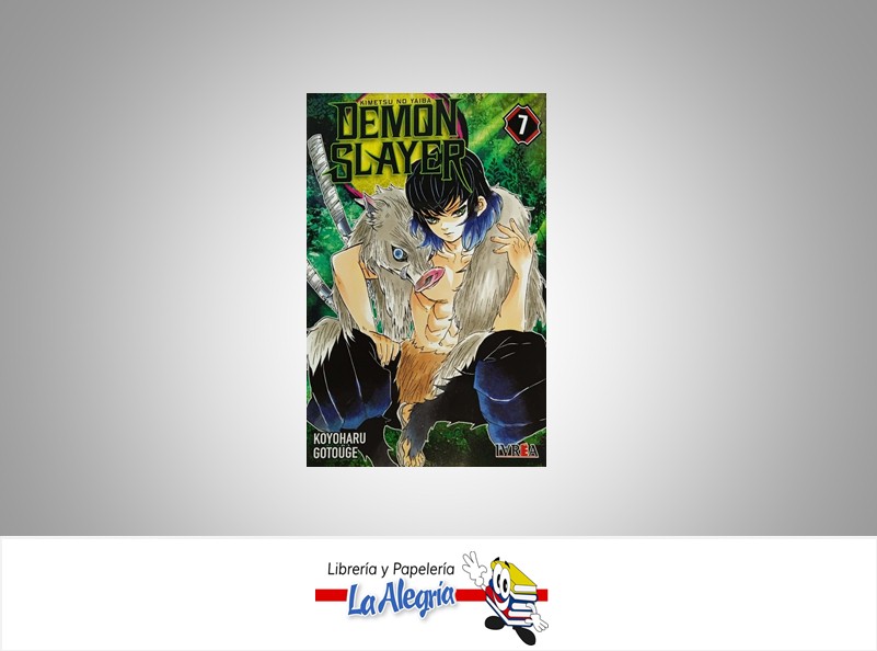DEMON SLAYER KIMETSU NO YAIBA VOL.7  TEMATICA MANGA AUTOR KOYOHARU GOTOUGE EDITORIAL IVREA
