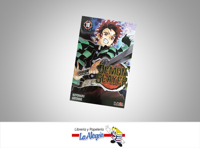 DEMON SLAYER KIMETSU NO YAIBA VOL.10  TEMATICA MANGA AUTOR KOYOHARU GOTOUGE EDITORIAL IVREA