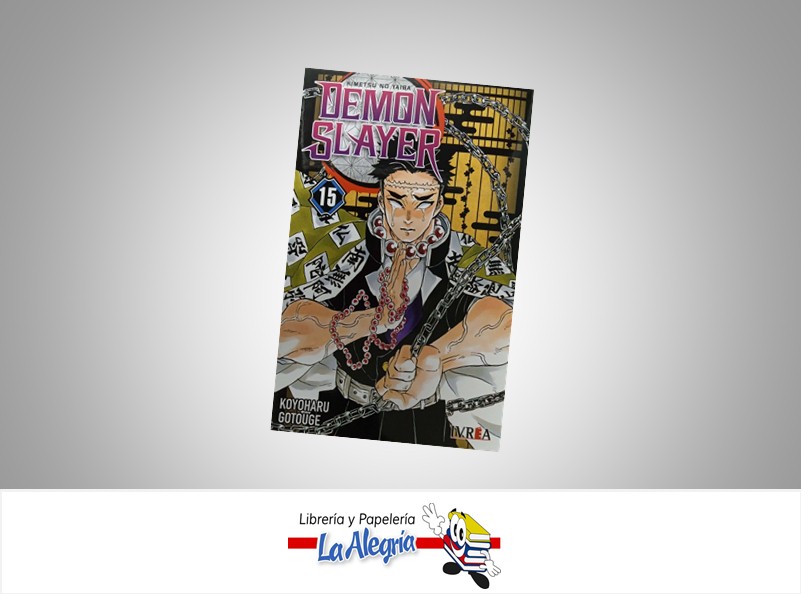 DEMON SLAYER KIMETSU NO YAIBA VOL.15  TEMATICA MANGA AUTOR KOYOHARU GOTOUGE EDITORIAL IVREA