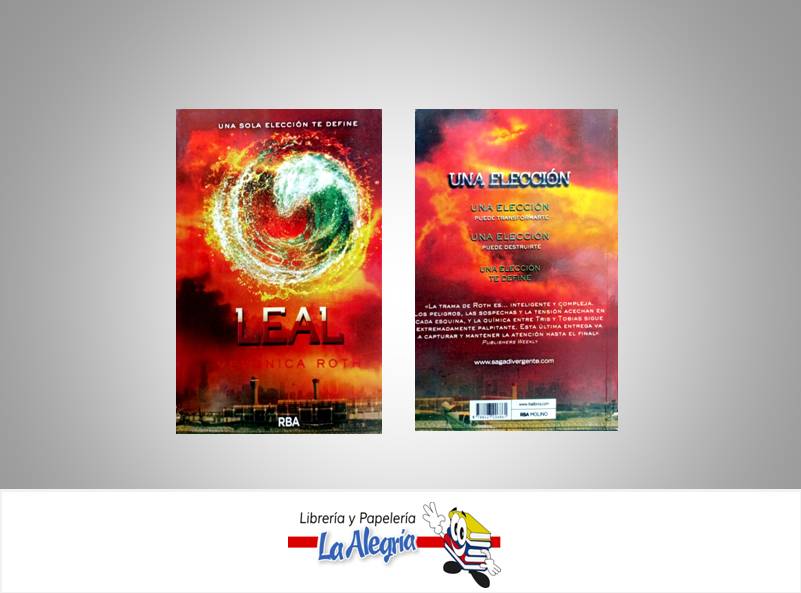 LEAL  TEMATICA NOVELA FICCION AUTOR ROTH, VERONICA EDITORIAL RBA