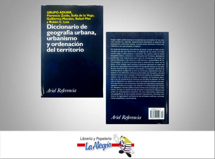 DICCIONARIO DE GEOGRAFIA URBANA URBANISM  TEMATICA DICCIONARIOS AUTOR ZOIDOZOIDO, FLORENCIO EDITORIAL ARIEL