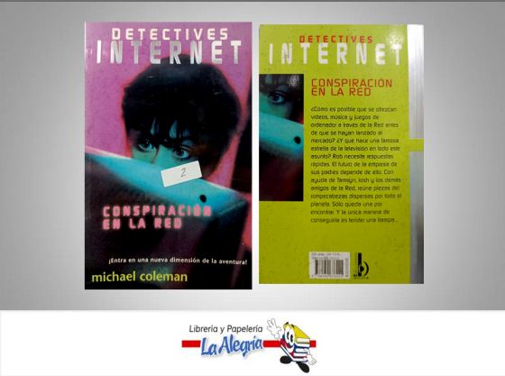 DETECTIVES INTERNET CONSPIRACION EN RED  TEMATICA NOVELA FICCION AUTOR COLEMAN MICHAEL EDITORIAL GRUPO ZETA