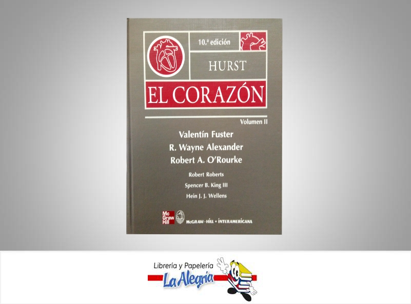 EL CORAZON VOLUMEN II  TEMATICA MEDICINA AUTOR FUSTER VALENTIN EDITORIAL MCGRAW HILL