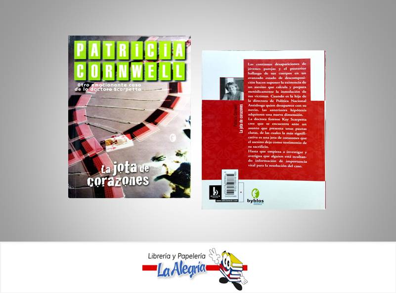 LA JOTA DE CORAZONES  TEMATICA NOVELA AUTOR PATRICIA CORWELL  