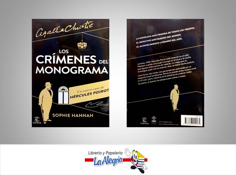 LOS CRIMENES DEL MONOGRAMA TEMATICA NOVELA AUTOR HANNAH, SOPHIE EDITORIAL ESPASA