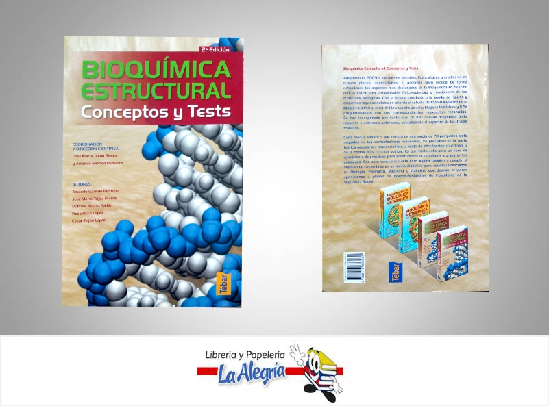 BIOQUIMICA ESTRUCTURAL 2/ED.  TEMATICA BIOQUIMICA AUTOR TEIJON RIVERA/GARRIDO PERTIERR EDITORIAL TEBAR