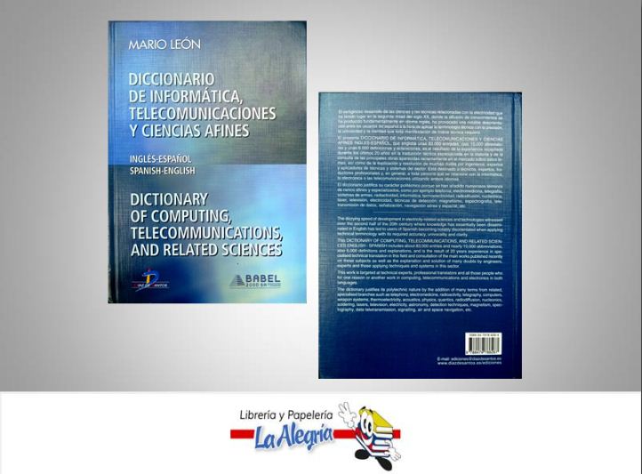 DICCIONARIO DE INFORMATICA, TELECOMUNICA  TEMATICA DICCIONARIOS AUTOR LEON, MARIO EDITORIAL DIAZ DE SANTOS