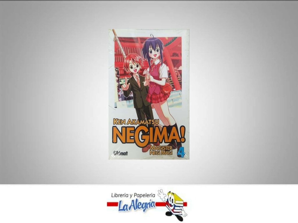 NEGIMA MAGISTER NEGI MAGI VOL.04  TEMATICA MANGA AUTOR KEN AKAMATSU EDITORIAL GLENAT