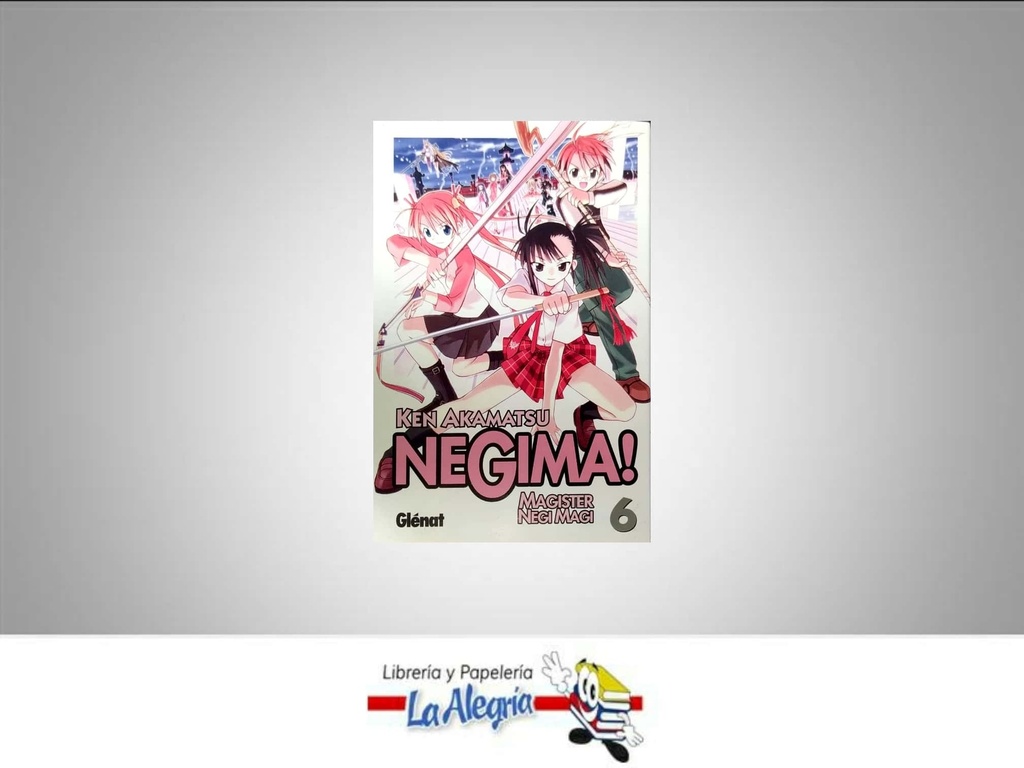 NEGIMA MAGISTER NEGI MAGI VOL.06 TEMATICA MANGA AUTOR KEN AKAMATSU EDITORIAL GLENAT