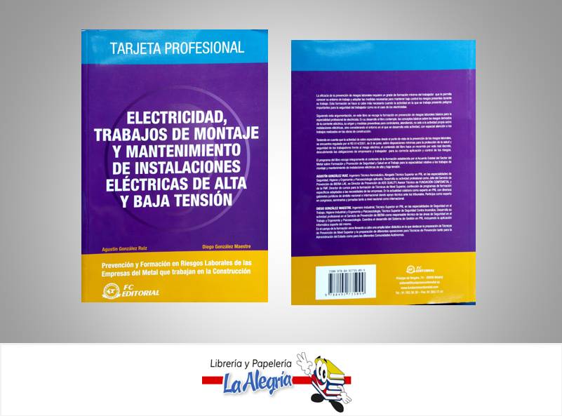 ELECTRICIDAD, MONTAJE Y MANTENIMIENTO  TEMATICA ELECTRICIDAD AUTOR GONZALEZ, AGUSTIN / GONZA EDITORIAL FC EDITORIAL