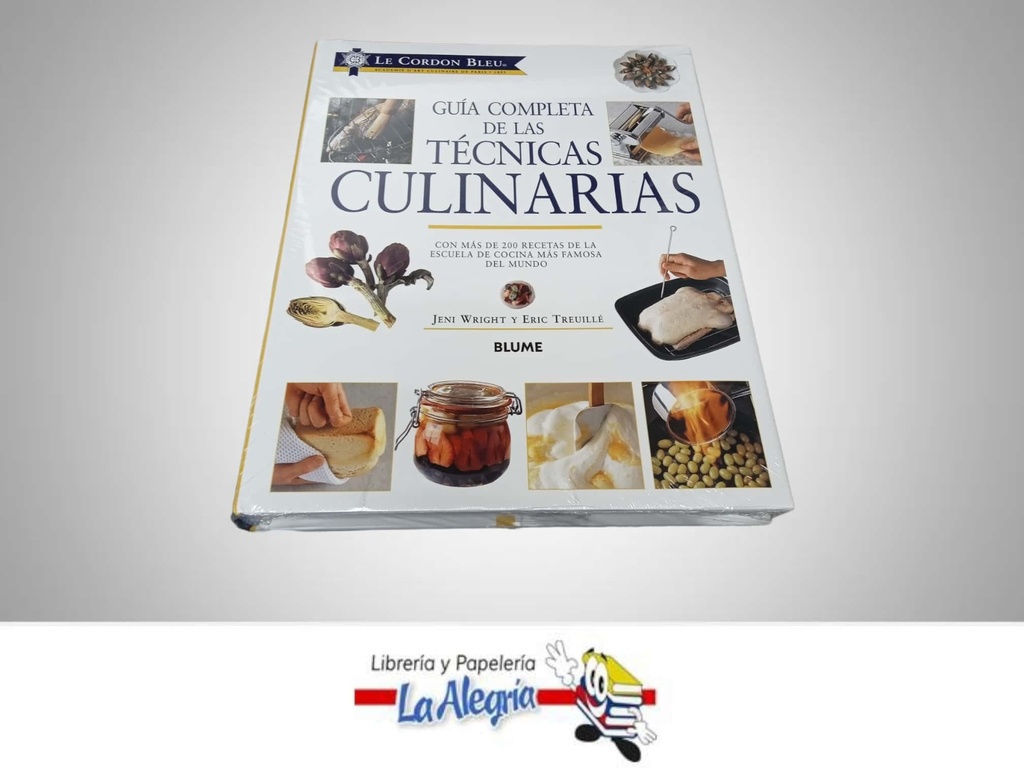 GUIAS COMPLETAS DE LAS TECNICAS CULINARIA  TEMATICA LIBRO RECETA AUTOR  JENI WRIGHT Y ERIC TREUI EDITORIAL BLUME