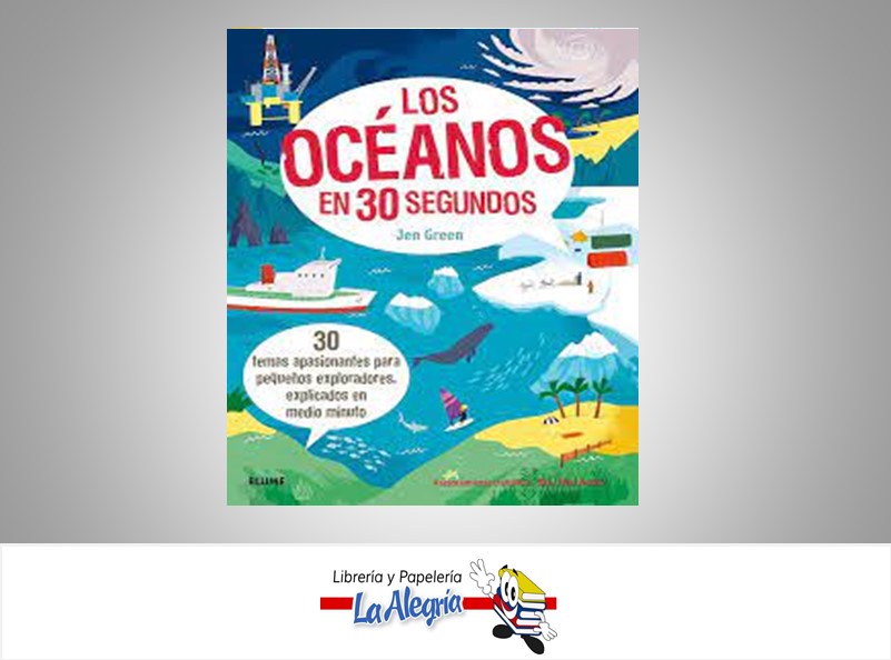 LOS OCEANOS 30 SEGUNDOS TEMATICA INFANTIL AUTOR DIVA AMON EDITORIAL KATIE STECLES