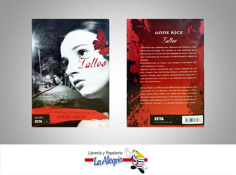 TALTOS: LAS BRUJAS DE MAYFAIR III  TEMATICA NOVELA FICCION AUTOR RICE, ANNE EDITORIAL ZETA