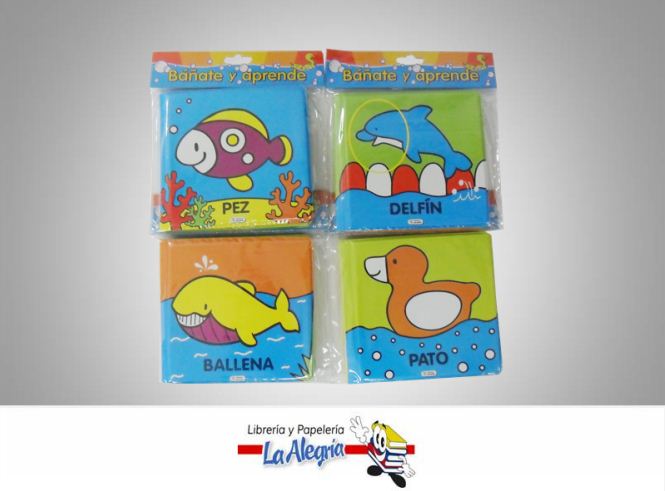 COLECCION BANATE Y APRENDE 4 TITULOS  TEMATICA INFANTIL   EDITORIAL EDICIONES SALDAÑA