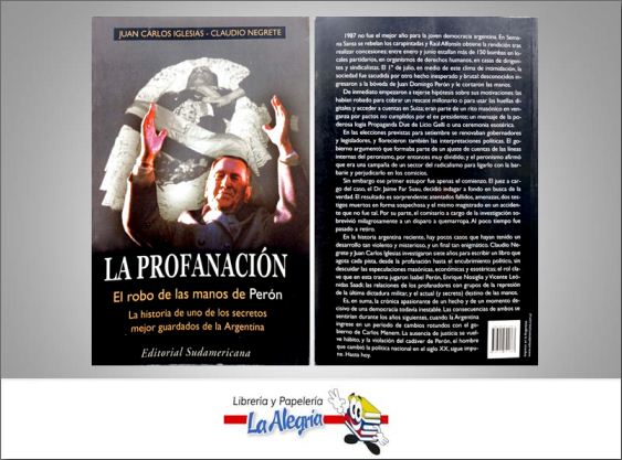 LA PROFANACION  TEMATICA POLITICA AUTOR JUAN CARLOS IGLESIAS EDITORIAL SUDAMERICANA