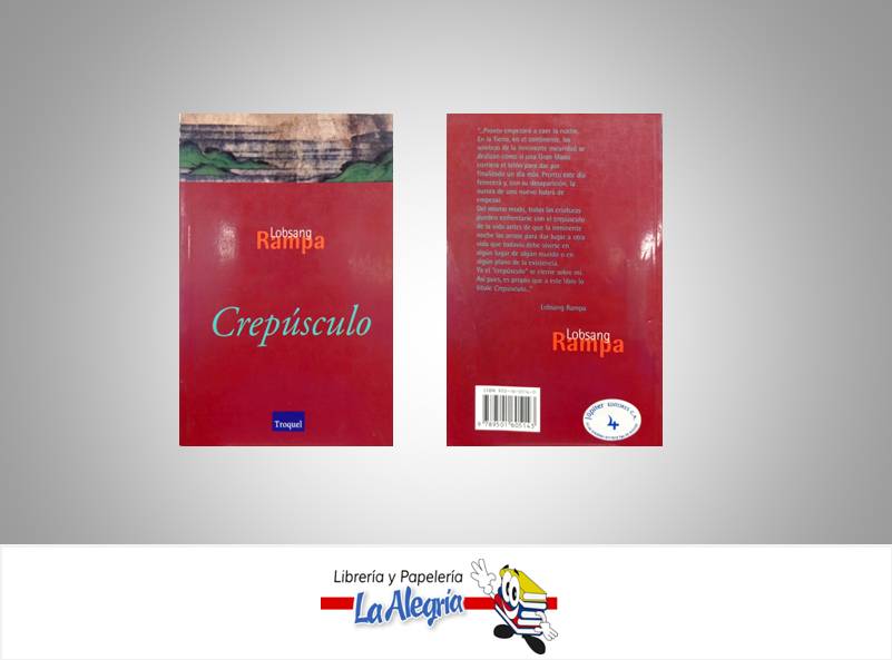 CREPUSCULO  TEMATICA NOVELA AUTOR LOBSANG RAMPA EDITORIAL TROQUEL