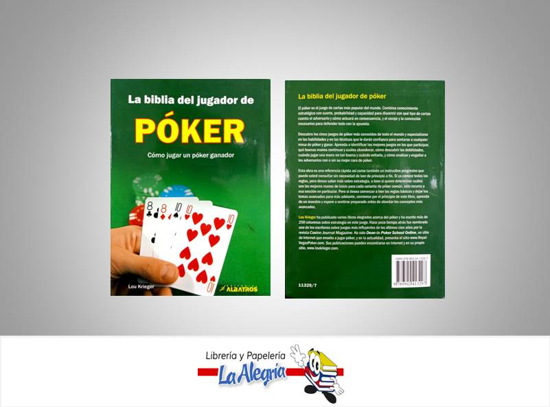 LA BIBLIA DEL JUGADOR DE POKER  TEMATICA JUEGOS Y ACERTIJOS AUTOR KRIEGER LOU EDITORIAL EDITORIAL ALBATROS