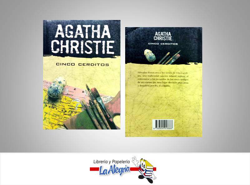CINCO CERDITOS TEMATICA NOVELA AUTOR AGATHA CHRISTIE MARCA S/M