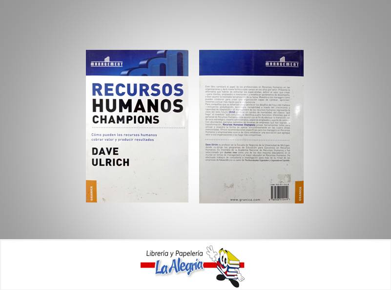 RECURSOS HUMANOS CHAMPIONS  TEMATICA RECURSOS HUMANOS AUTOR ULRICH, DAVE EDITORIAL GRANICA