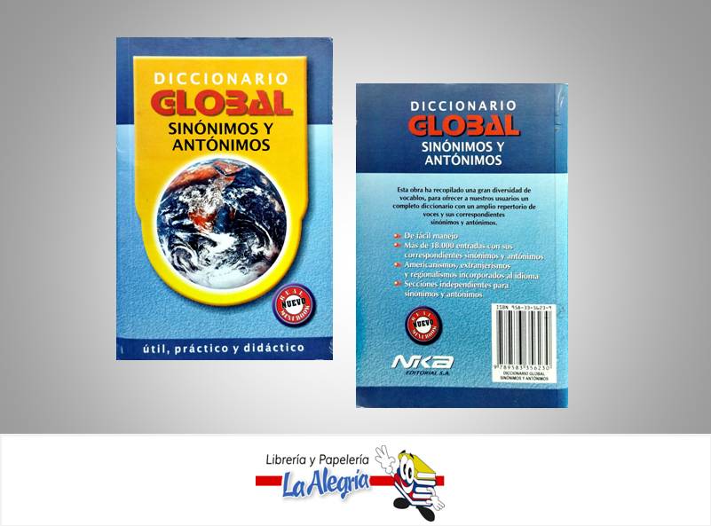 DICCIONARIO GLOBAL SINONIMOS Y ANTONIMOS  TEMATICA DICCIONARIOS   EDITORIAL NIKA