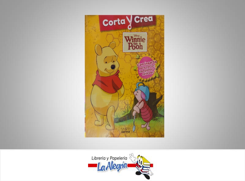 CORTA Y CREA WINNIE THE POOH TEMATICA JUEGOS Y ACERTIJOS   EDITORIAL GRUPO EDITORIAL NORMA