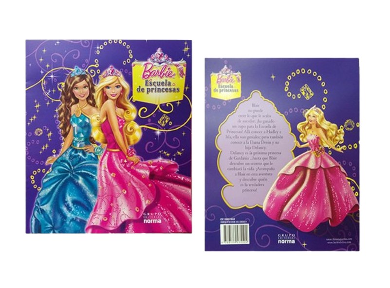 BARBIE ESCUELA DE PRINCESAS TEMATICA CUENTOS EDITORIAL NORMA