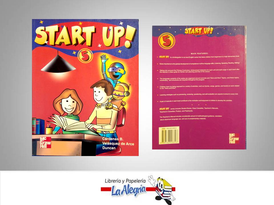 START UP 5  TEMATICA IDIOMAS AUTOR CARDENAS MELBA EDITORIAL MCGRAW HILL