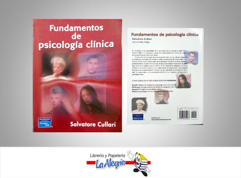 FUNDAMENTOS DE PSICOLOGIA CLINICA  TEMATICA PSICOLOGIA AUTOR CULLARI SALVATORE EDITORIAL PEARSON