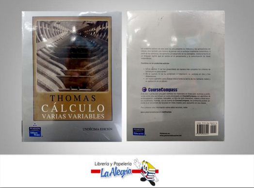 CALCULO VARIAS VARIABLES TEMATICA CALCULO AUTOR THOMAS EDITORIAL PEARSON