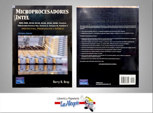 MICROPROCESADORES INTEL  TEMATICA ELECTRONICA AUTOR BARRY B. BREY EDITORIAL PEARSON