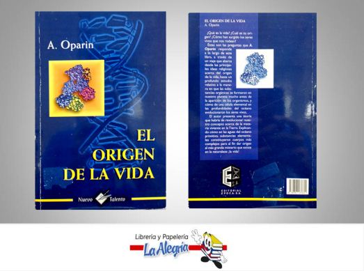 EL ORIGEN DE LA VIDA TEMATICA INVESTIGACION AUTOR A, OPARIN EDITORIAL EPOCA
