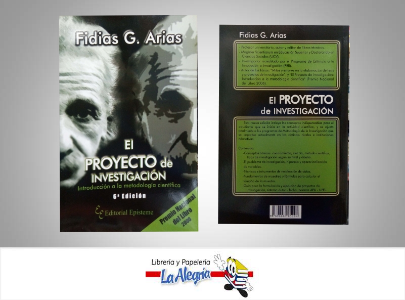 EL PROYECTO DE INVESTIGACION TEMATICA ESCOLAR AUTOR ARIAS FIDIAS EDITORIAL EPISTEME