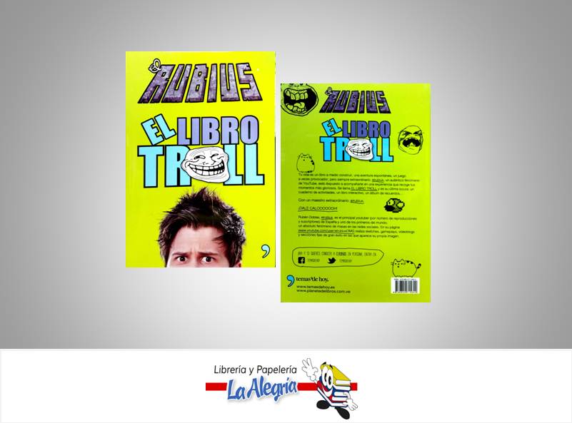 EL LIBRO DEL TROLL TEMATICA AUTOAYUDA AUTOR RUBIUS EDITORIAL TEMAS DE HOY