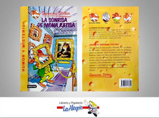 LA SONRISA DE MONA RATISA TEMATICA CUENTOS AUTOR STILTON GERONIMO EDITORIAL PLANETA