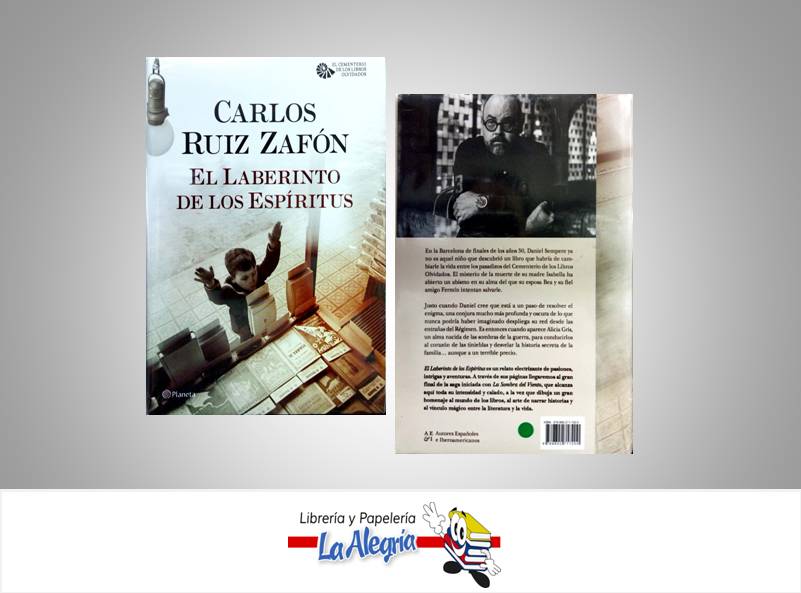 EL LABERINTO DE LOS ESPIRITUS  TEMATICA NOVELA AUTOR RUIZ ZAFON CARLOS EDITORIAL PLANETA